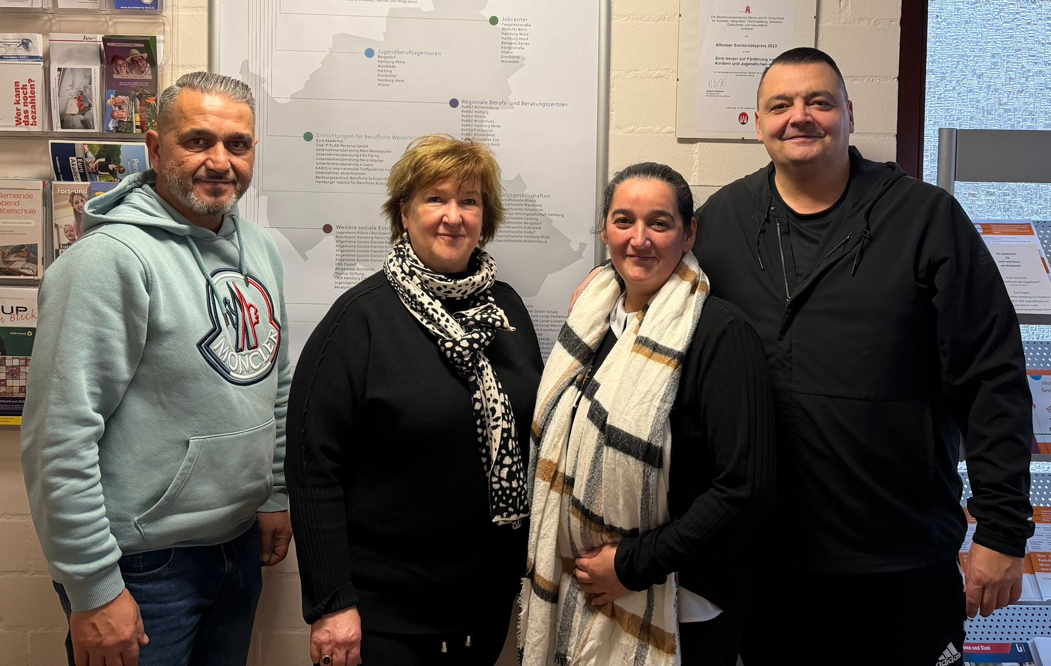 DRK-Wohnunterkunft zu Besuch